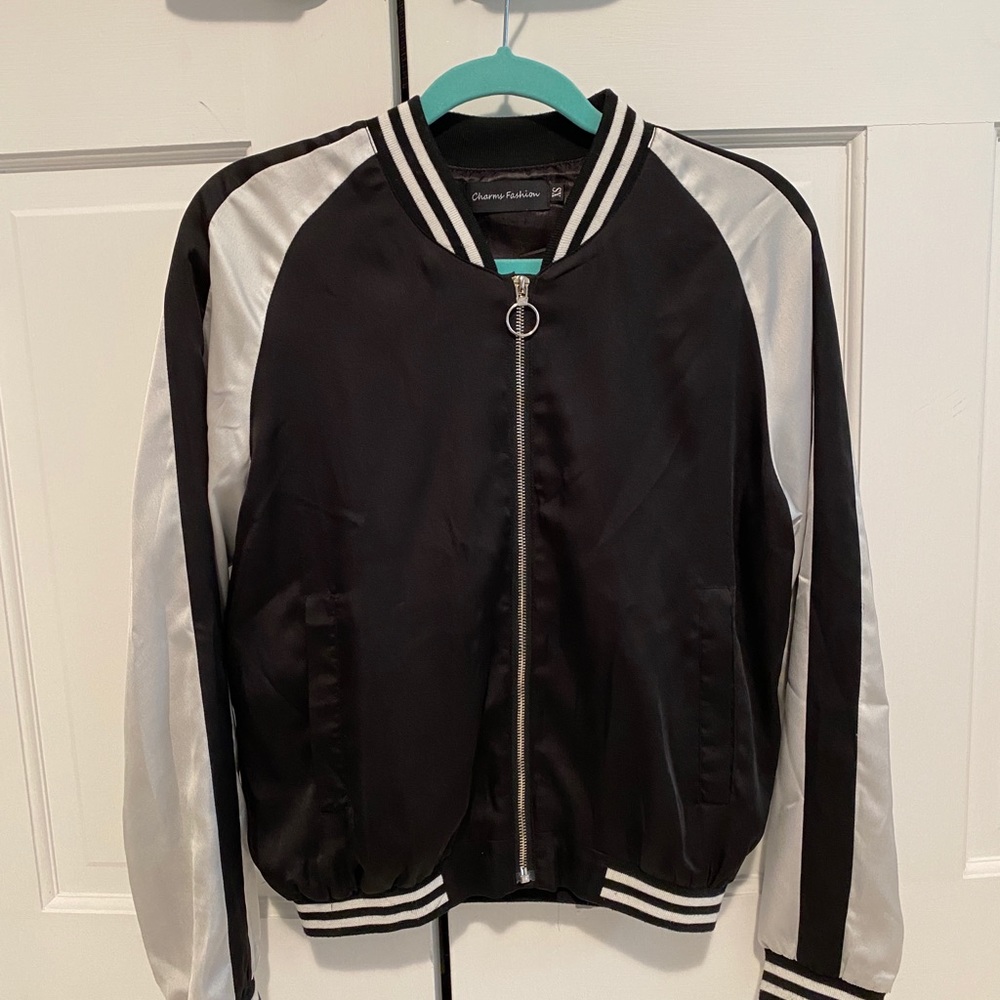 Light satin jacket